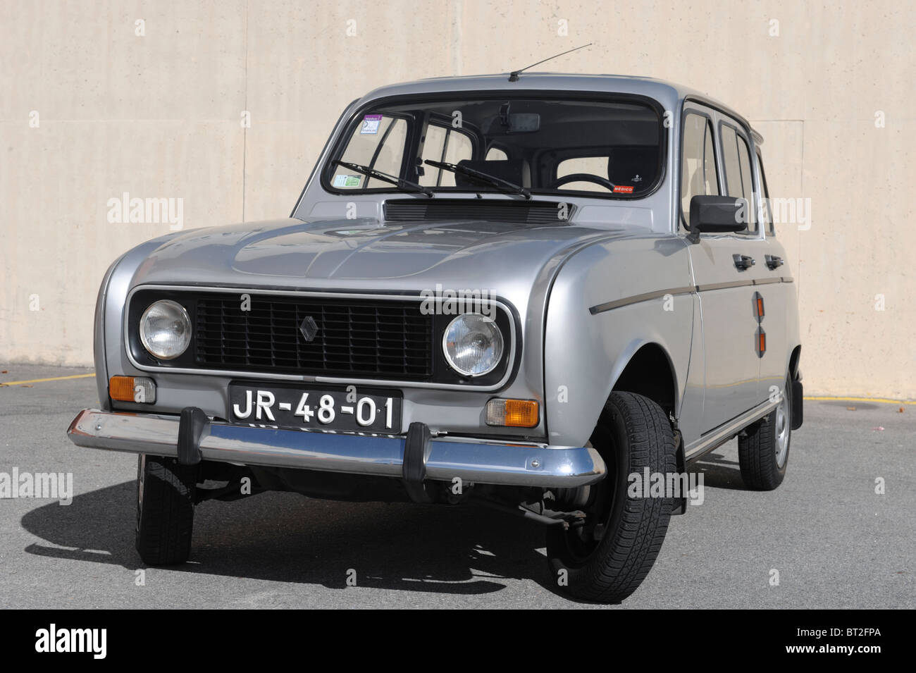 Gris Renault 4L Banque D'Images