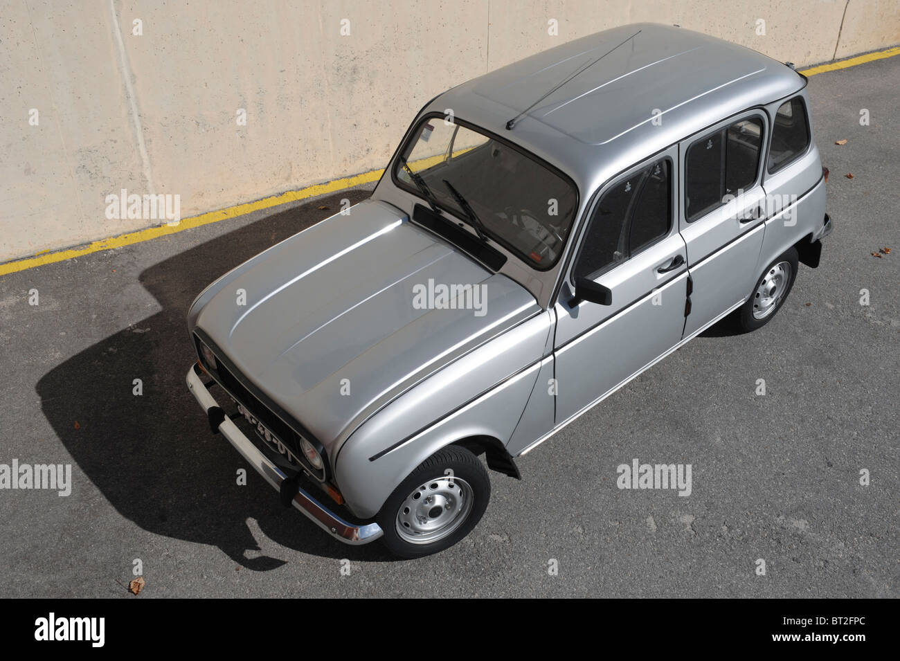 Gris Renault 4L Banque D'Images