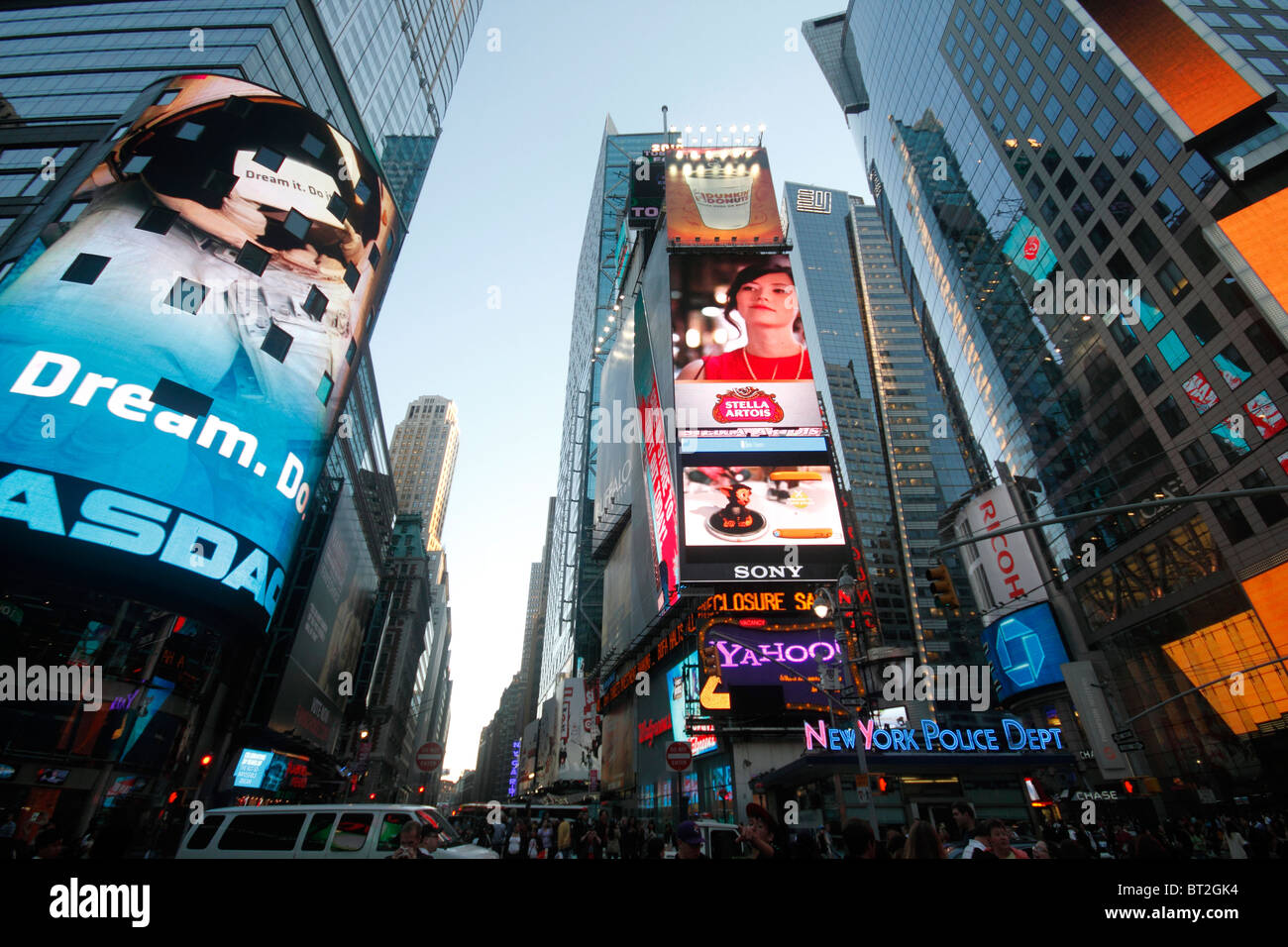 Times Square - New York City NYC Banque D'Images Times Square - New York City NYC Banque D'Images