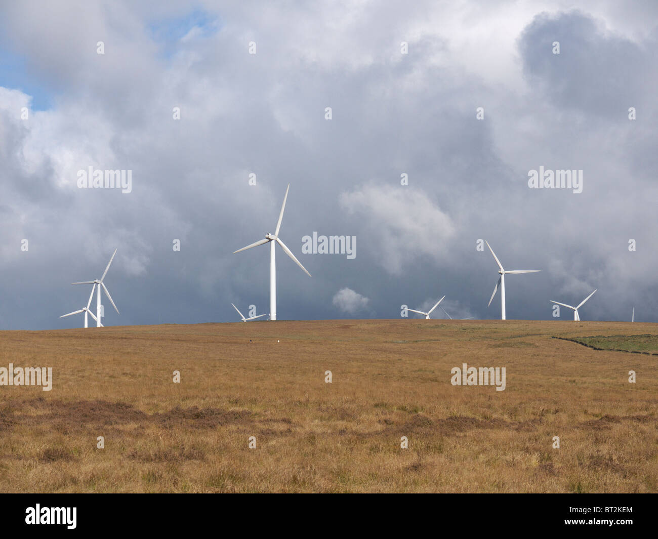 Scout Moor Wind Farm, Rochdale, Greater Manchester, Angleterre, Royaume-Uni. Banque D'Images