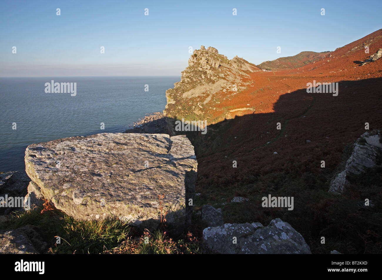 La Vallée des Roches, Lynton, Devon Banque D'Images