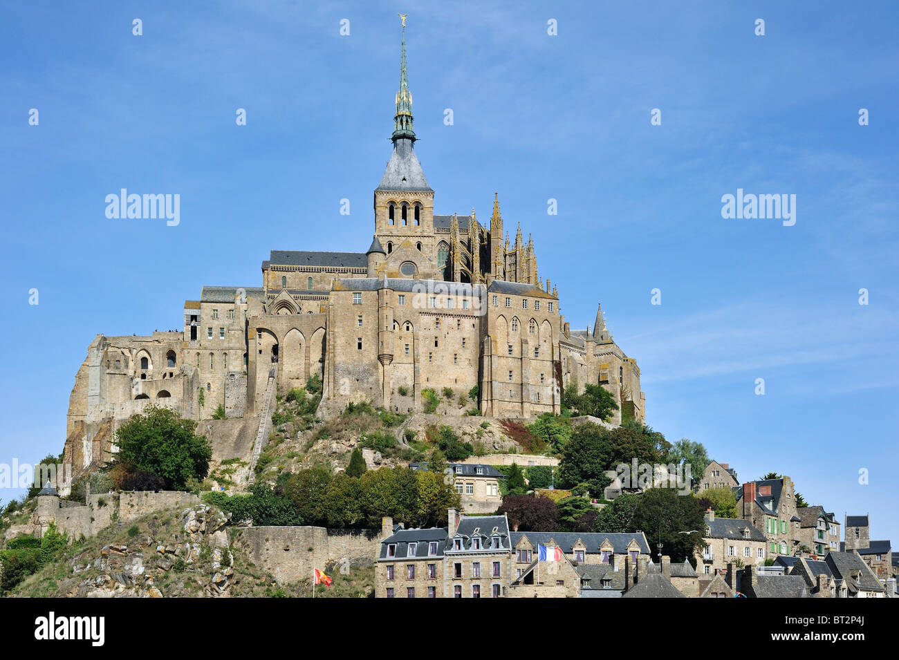 Le Mont Saint-Michel / Saint Michael's Mount abbaye, Normandie, France Banque D'Images