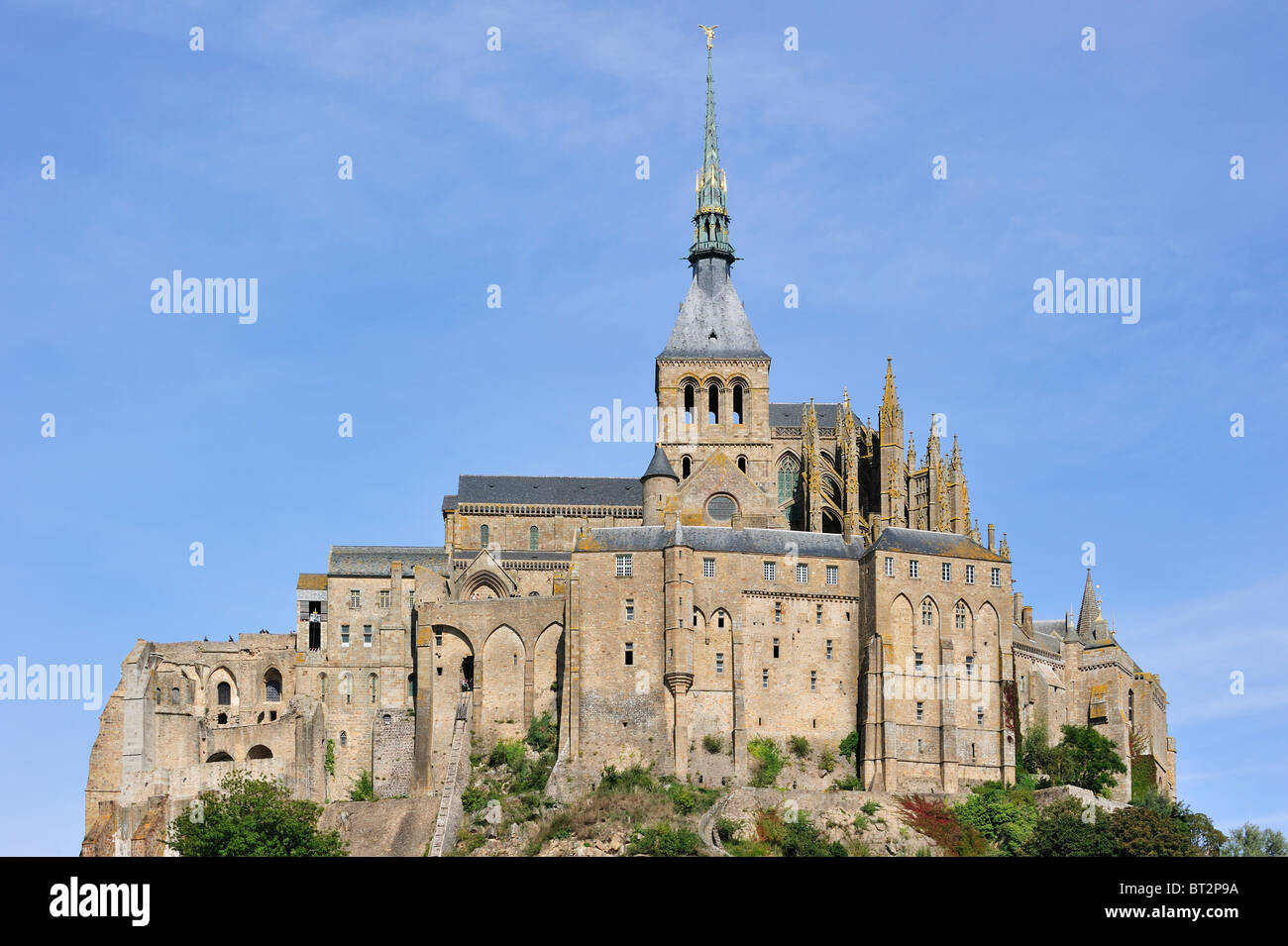 Le Mont Saint-Michel / Saint Michael's Mount abbaye, Normandie, France Banque D'Images