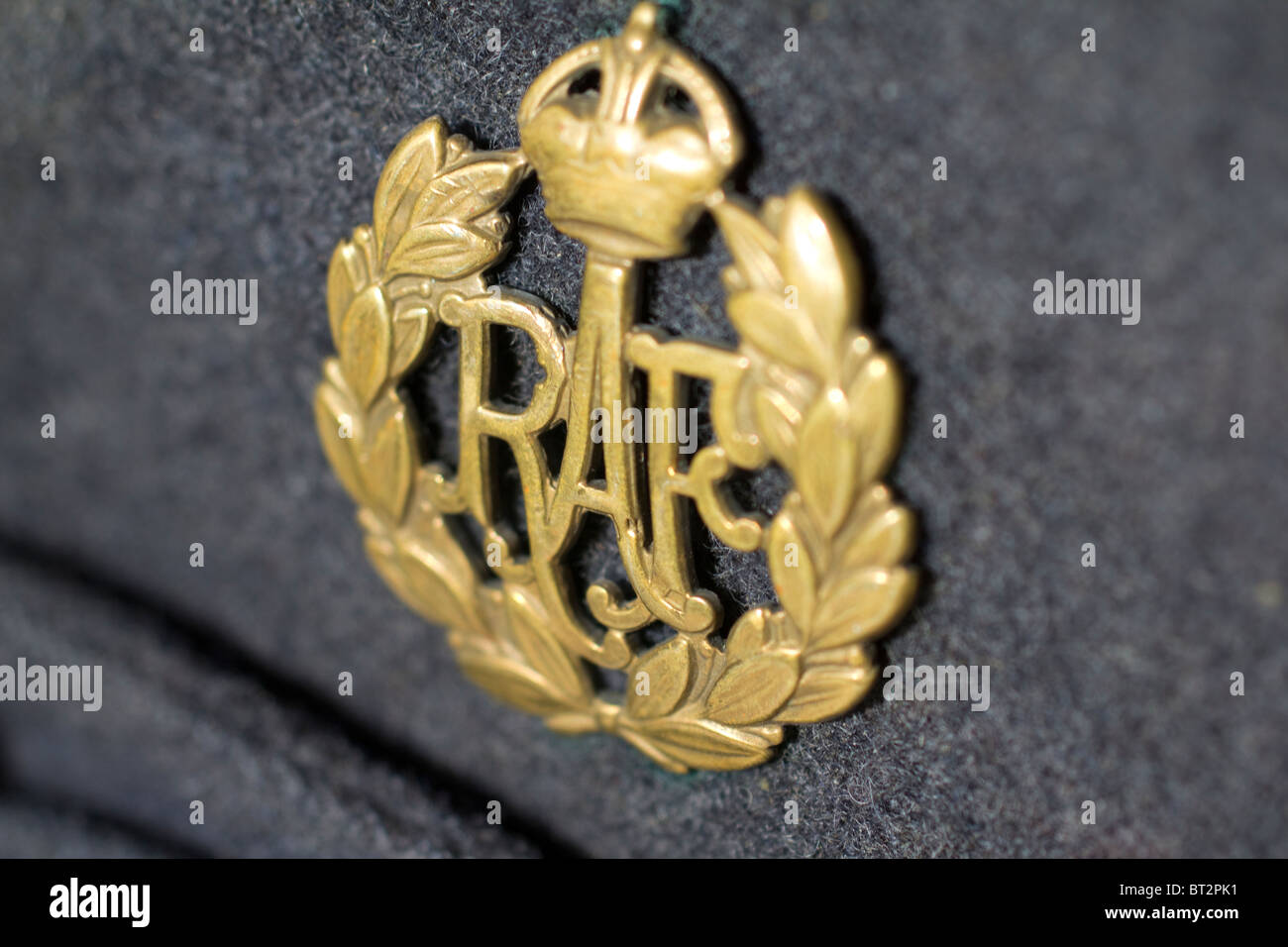 RAF Insigne, de WW2 guerre mondiale 2 la seconde guerre mondiale le béret casquette hat Banque D'Images