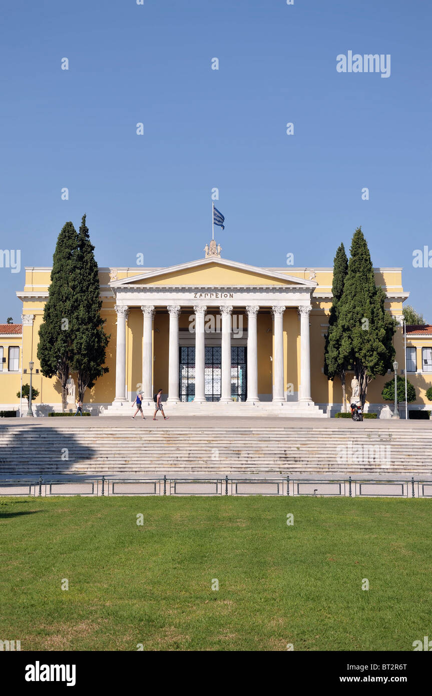 Salle d'expositions Zappeion, Athènes, Grèce Banque D'Images