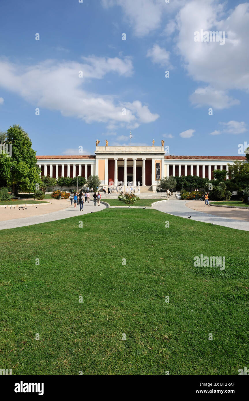 Le Musée National Archéologique d'Athènes, Grèce Banque D'Images