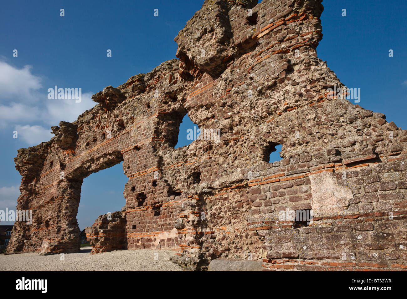 L'ancien travail, ville romaine de Wroxeter, Shropshire Banque D'Images