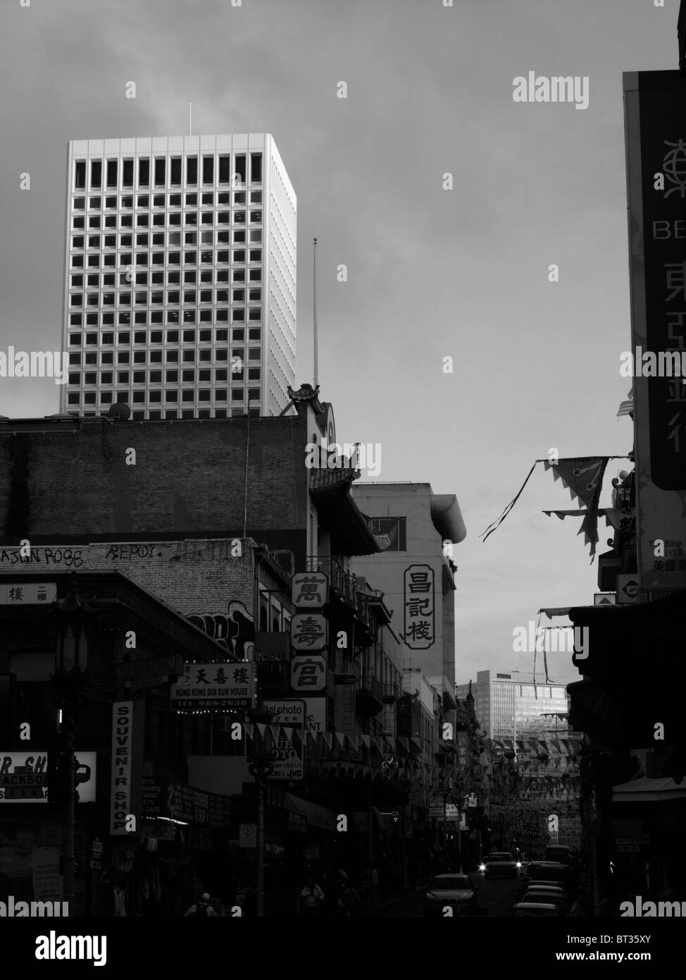 Chinatown à San Francisco en Californie, États-Unis Banque D'Images