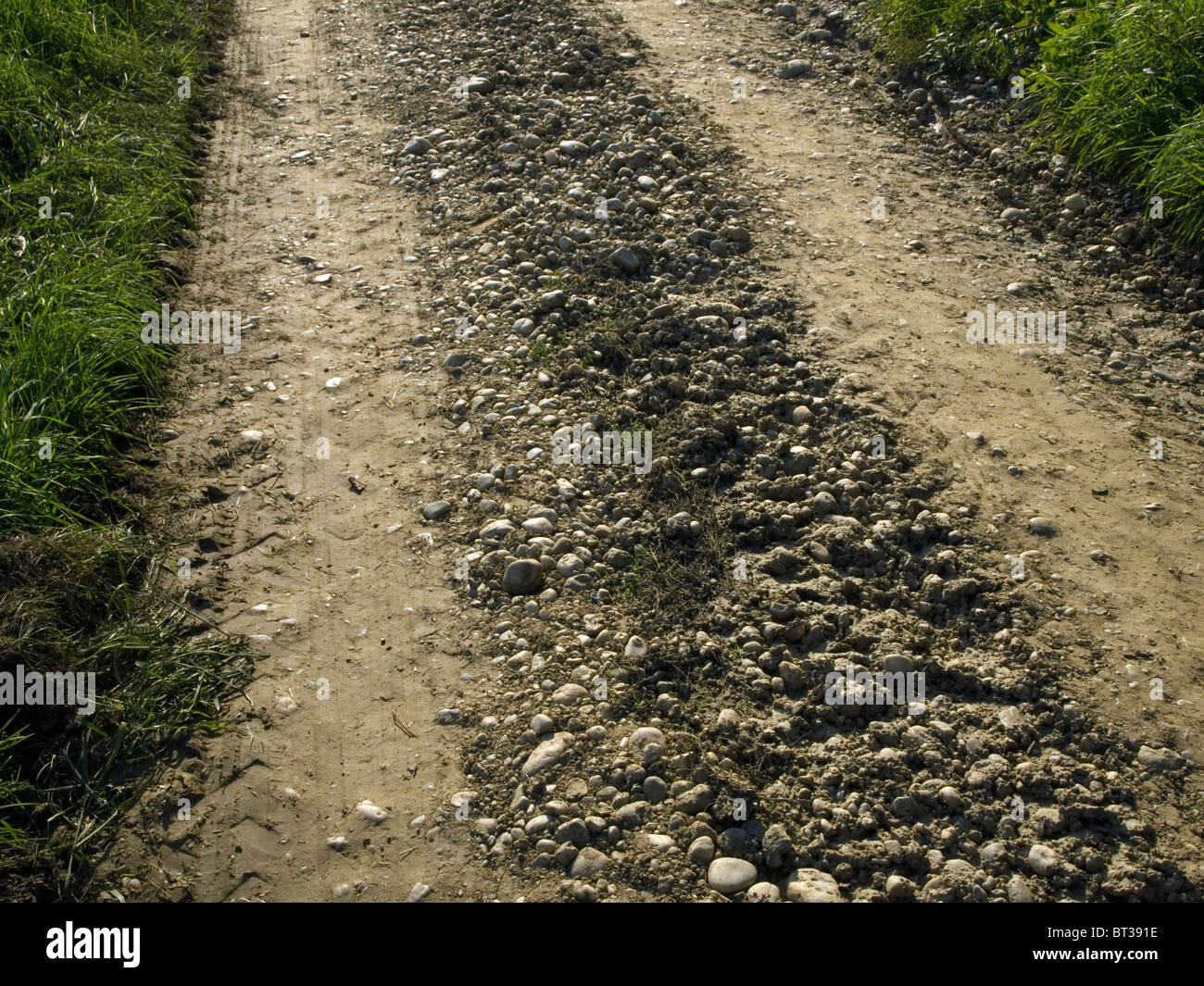 Route poussiéreuse Banque D'Images