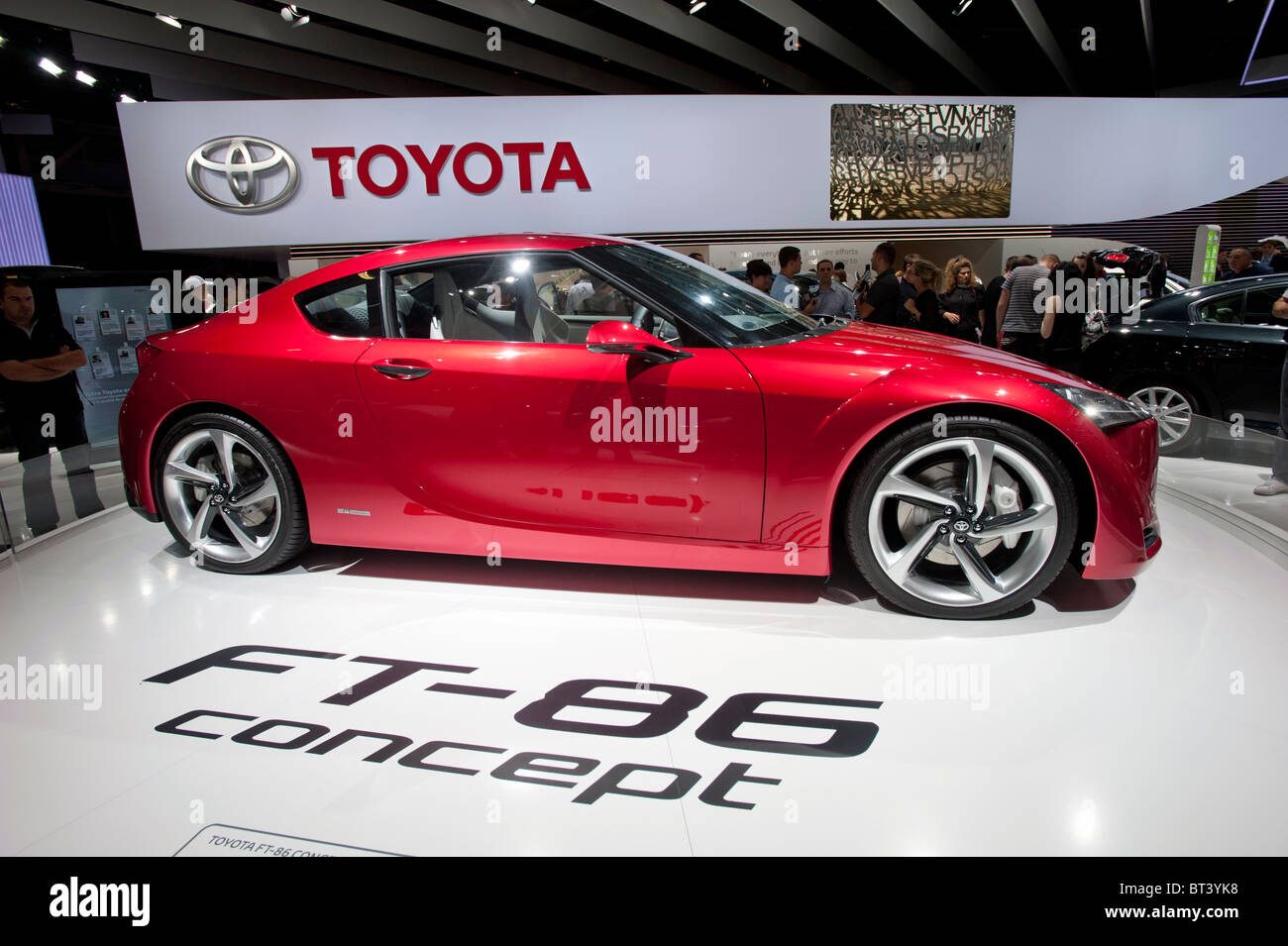 Toyota FT-86 concept-car à Paris Motor Show 2010 Banque D'Images