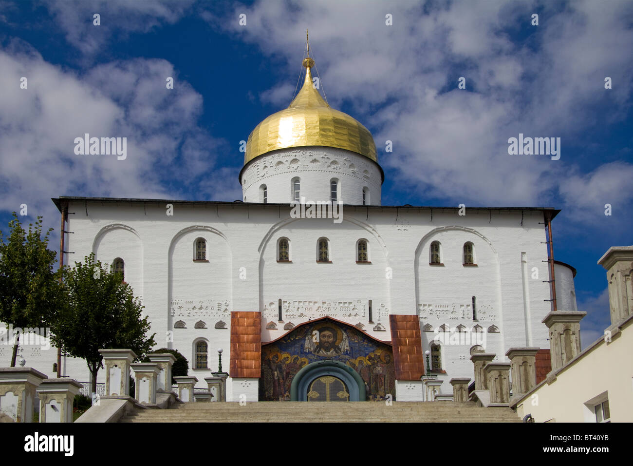 Entrée de Pochayiv Lavra Monastère de la Dormition, l'ouest de l'Ukraine Banque D'Images
