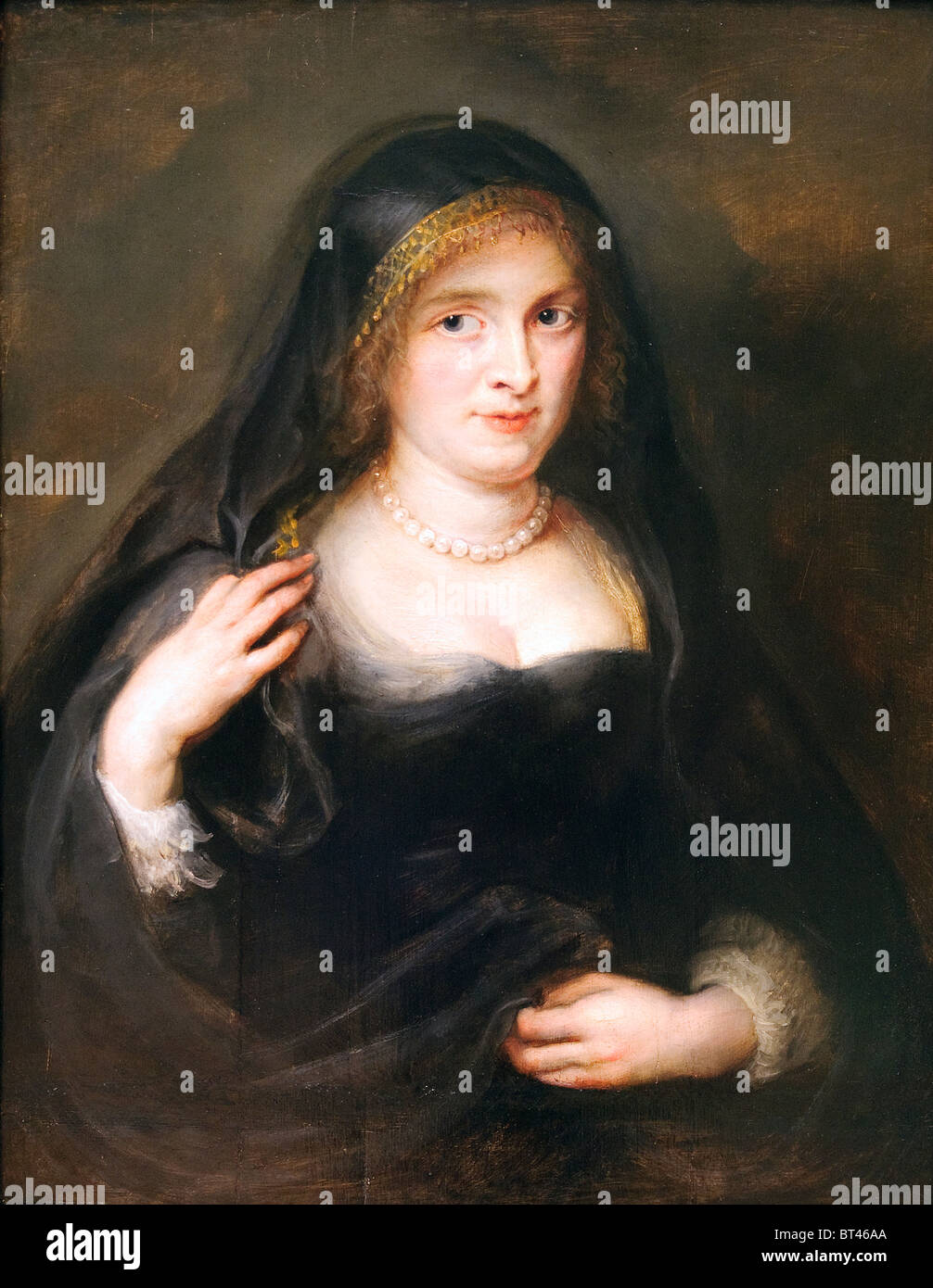 Portrait d'une femme, probablement Susanna Lunden (née Fourment, 1599-1628), de Peter Paul Rubens Banque D'Images