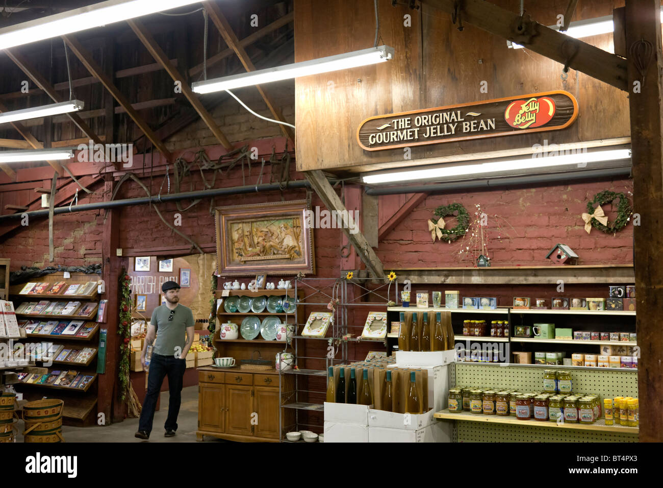 Marché de pays Chêne Glenn, Californie Banque D'Images