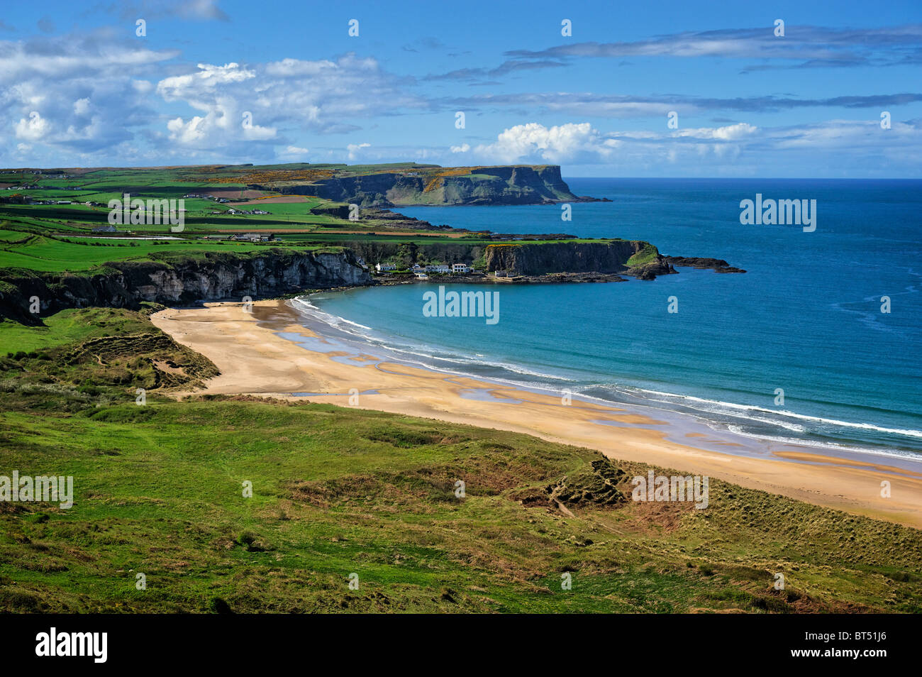 Whitepark Bay sur la côte nord d'Antrim Banque D'Images