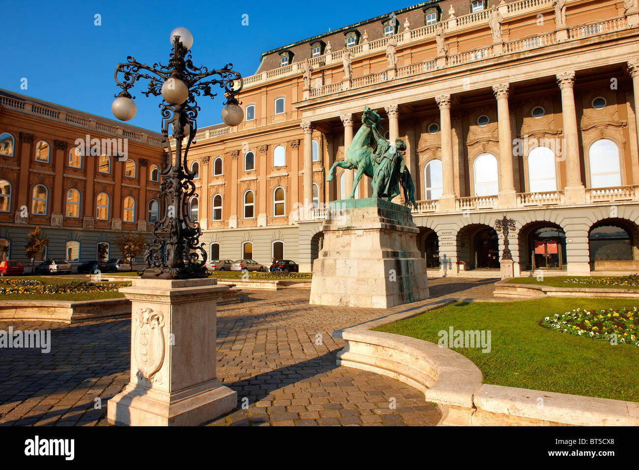 Le hongrois Nemzeti Gallery - Château de Buda, à Budapest, Hongrie Banque D'Images