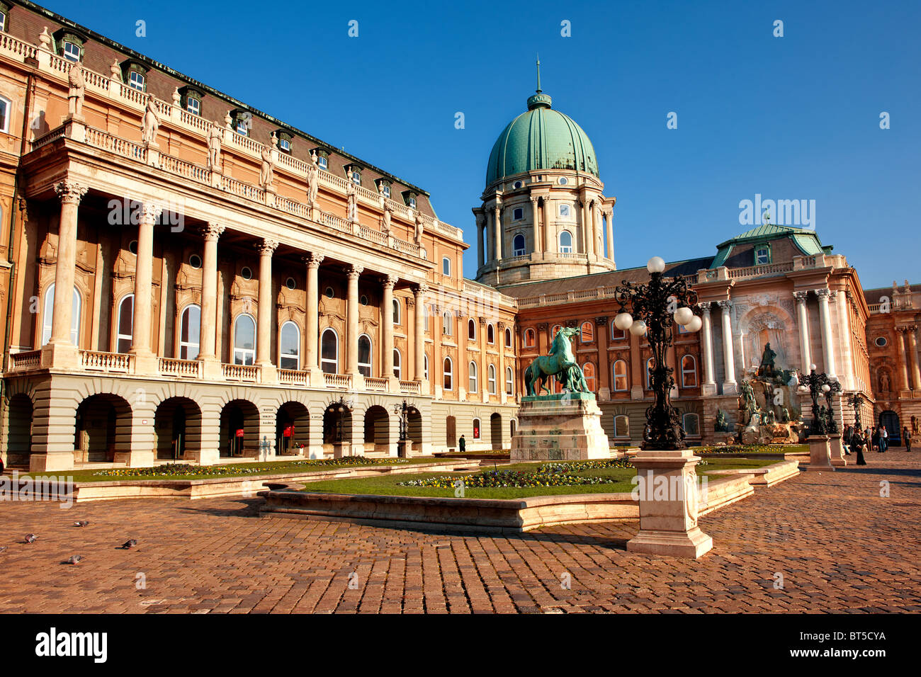 Le hongrois Nemzeti Gallery - Château de Buda, à Budapest, Hongrie Banque D'Images