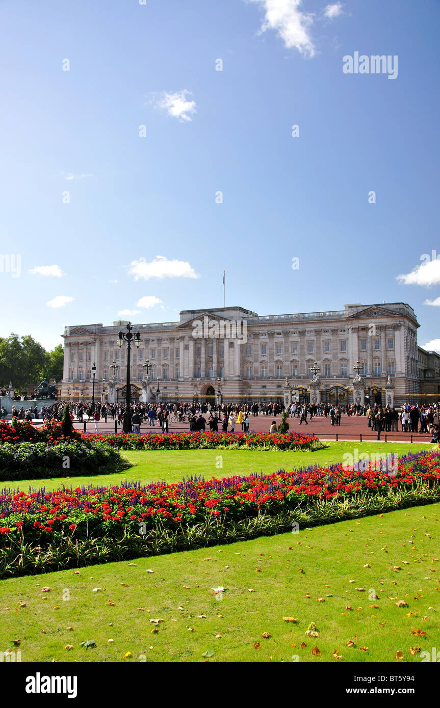 Buckingham Palace, Westminster, Greater London, Angleterre, Royaume-Uni Banque D'Images