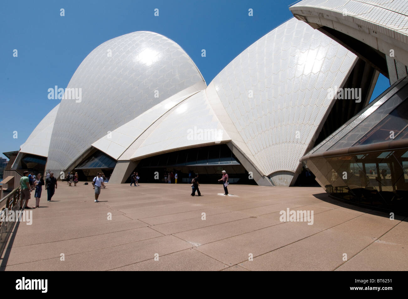 Sydney Opera House lieu multi-centre des arts de la ville d'Australie Sydney l'architecte danois Jørn Utzon, Pritzker Prize, archit Banque D'Images