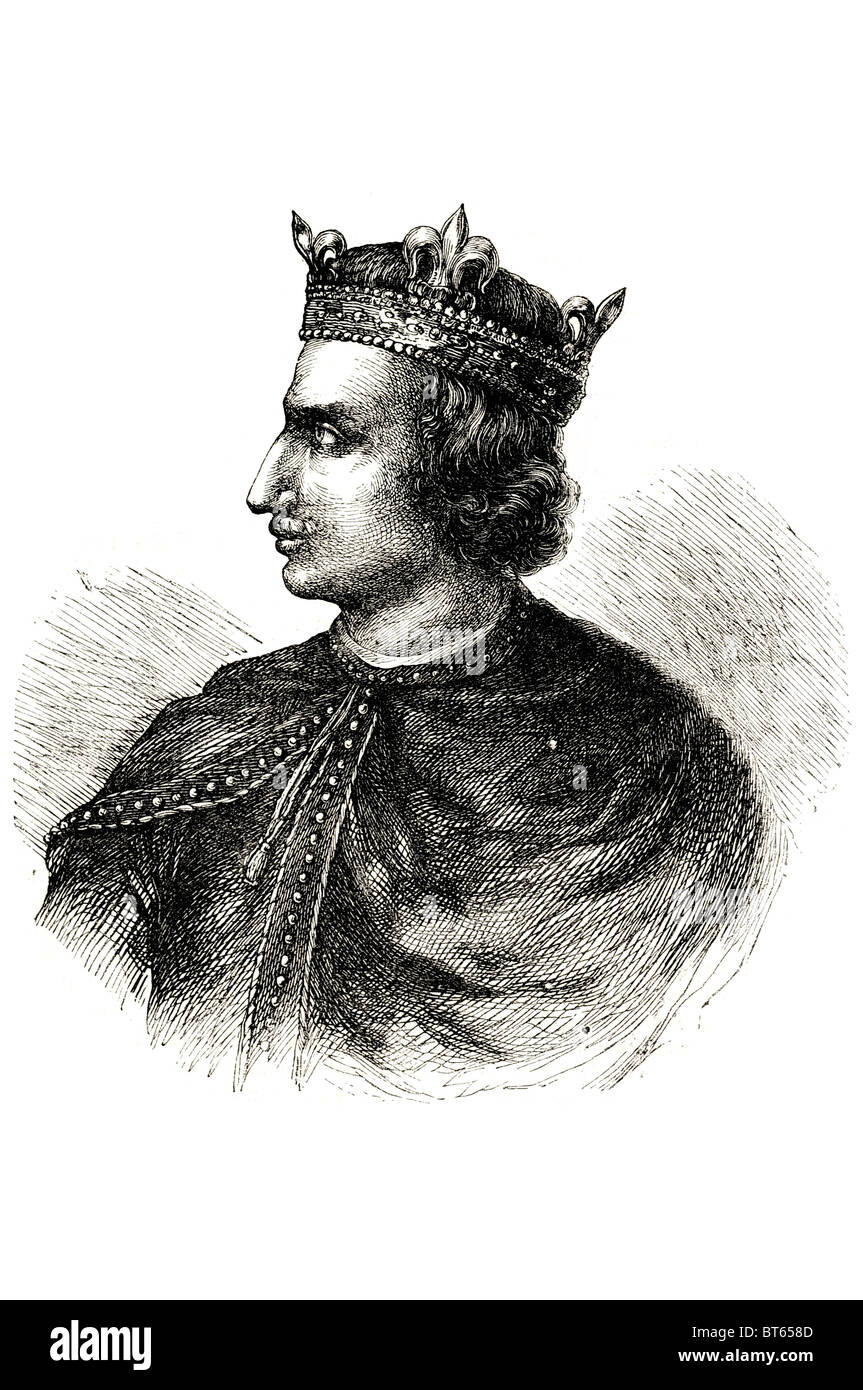 Henry I 1068/1069 - 1er décembre 1135, quatrième fils de Guillaume Ier d'Angleterre. Roi d'Angleterre 1100 défait frère aîné, Robert Cu Banque D'Images
