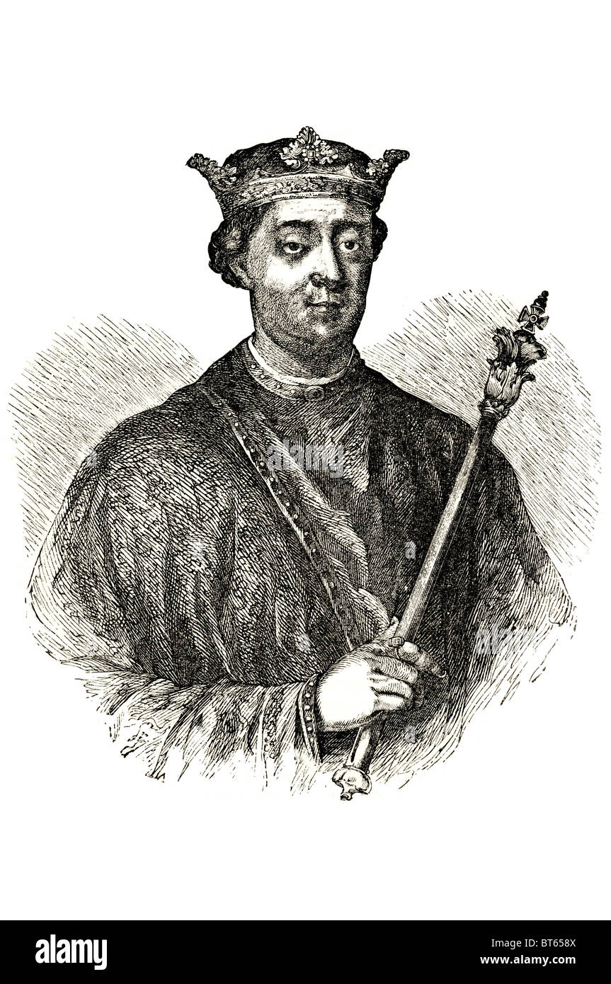 Henry II 5 mars 1133 - 6 juillet 1189 a statué comme roi d'Angleterre (1154-1189), comte d'Anjou, comte du Maine, duc de Normandie, Duc Banque D'Images