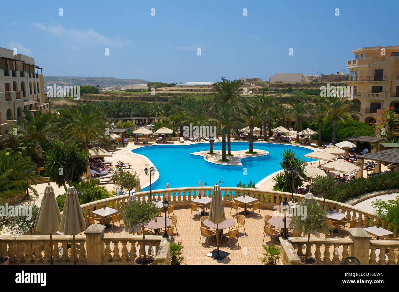 Kempinski Hotel à San Lawrence, l'île de Gozo, Malte Banque D'Images