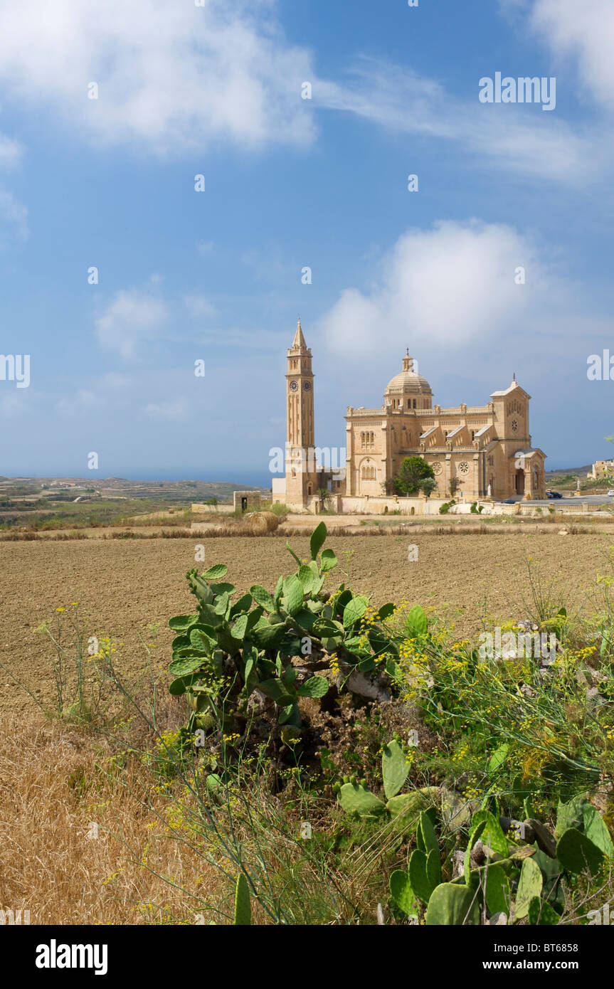 Ta Pinu cathédrale sur l'île de Gozo, Malte Banque D'Images