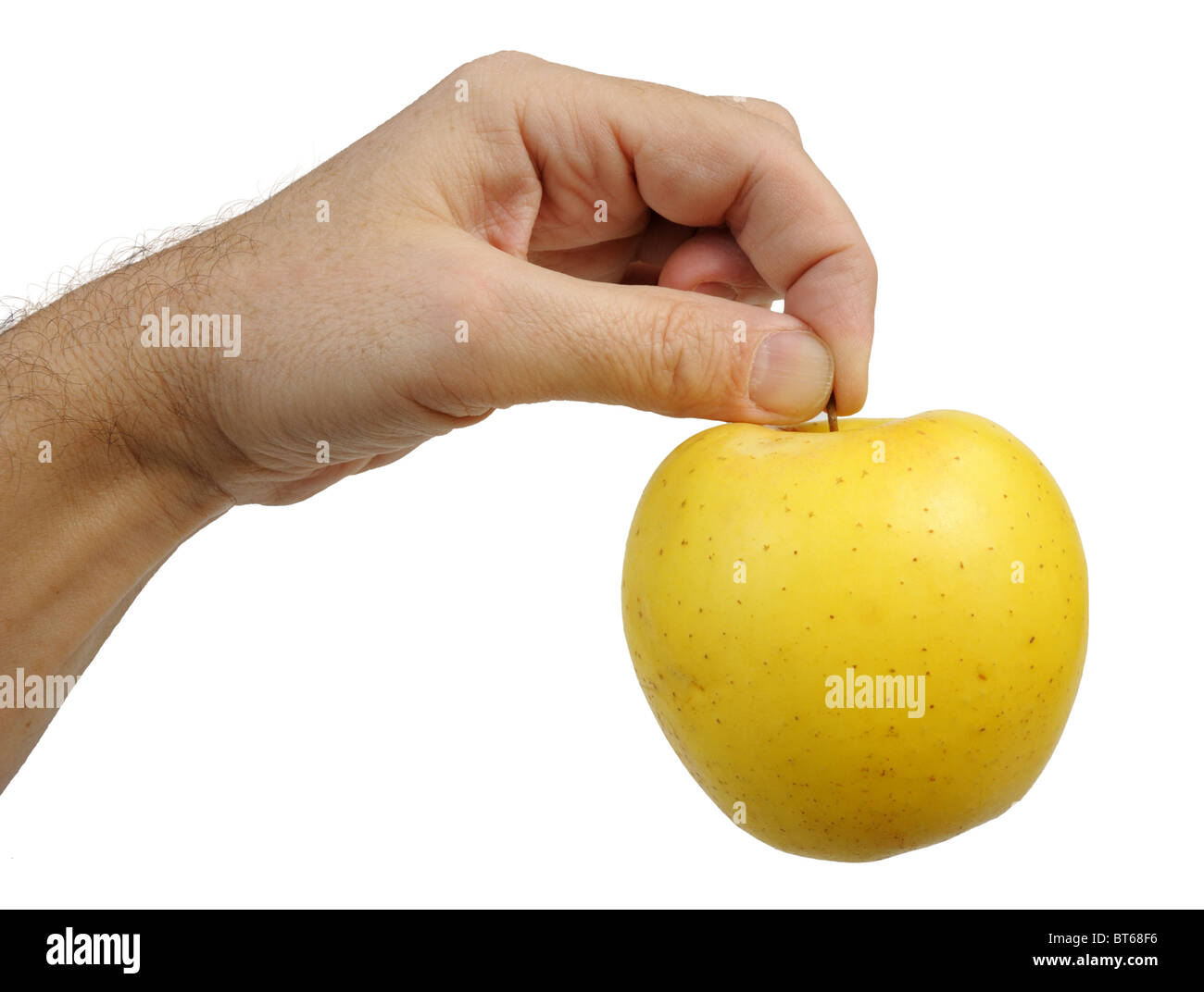 Pomme jaune Banque D'Images