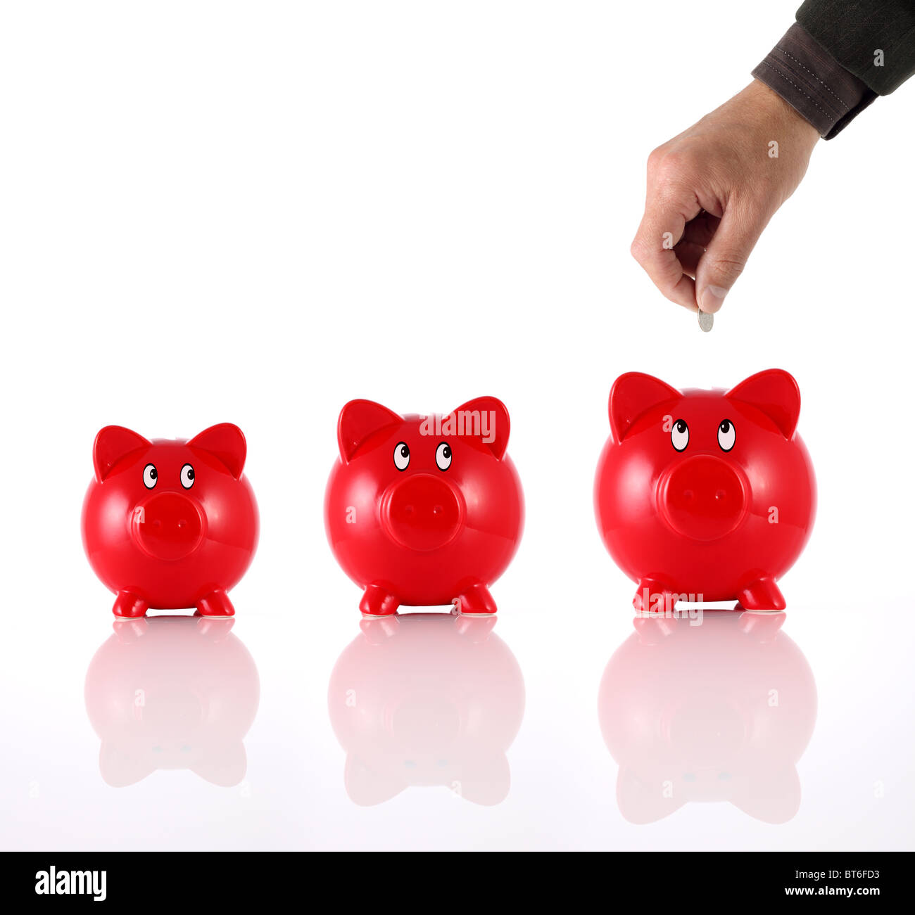 Qui de payer en premier ? Banque D'Images