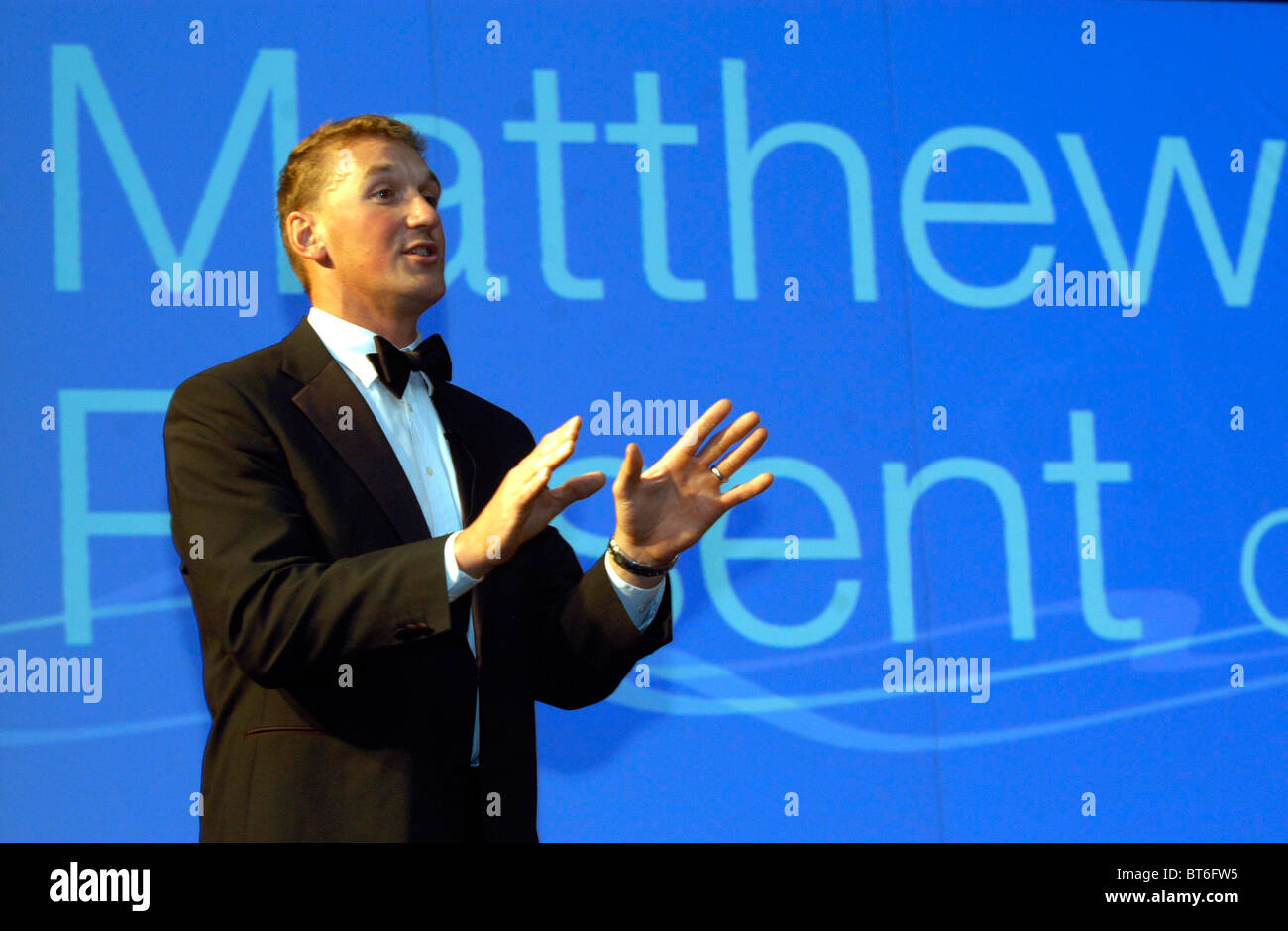 Médaillé d'or olympique en aviron Mathew Pinsent Banque D'Images