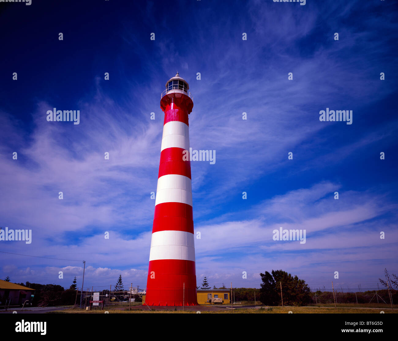 Moore point phare, l'ouest de l'Australie, l'Australie, Geraldton, de l'Océan Indien, Batavia Coast Banque D'Images