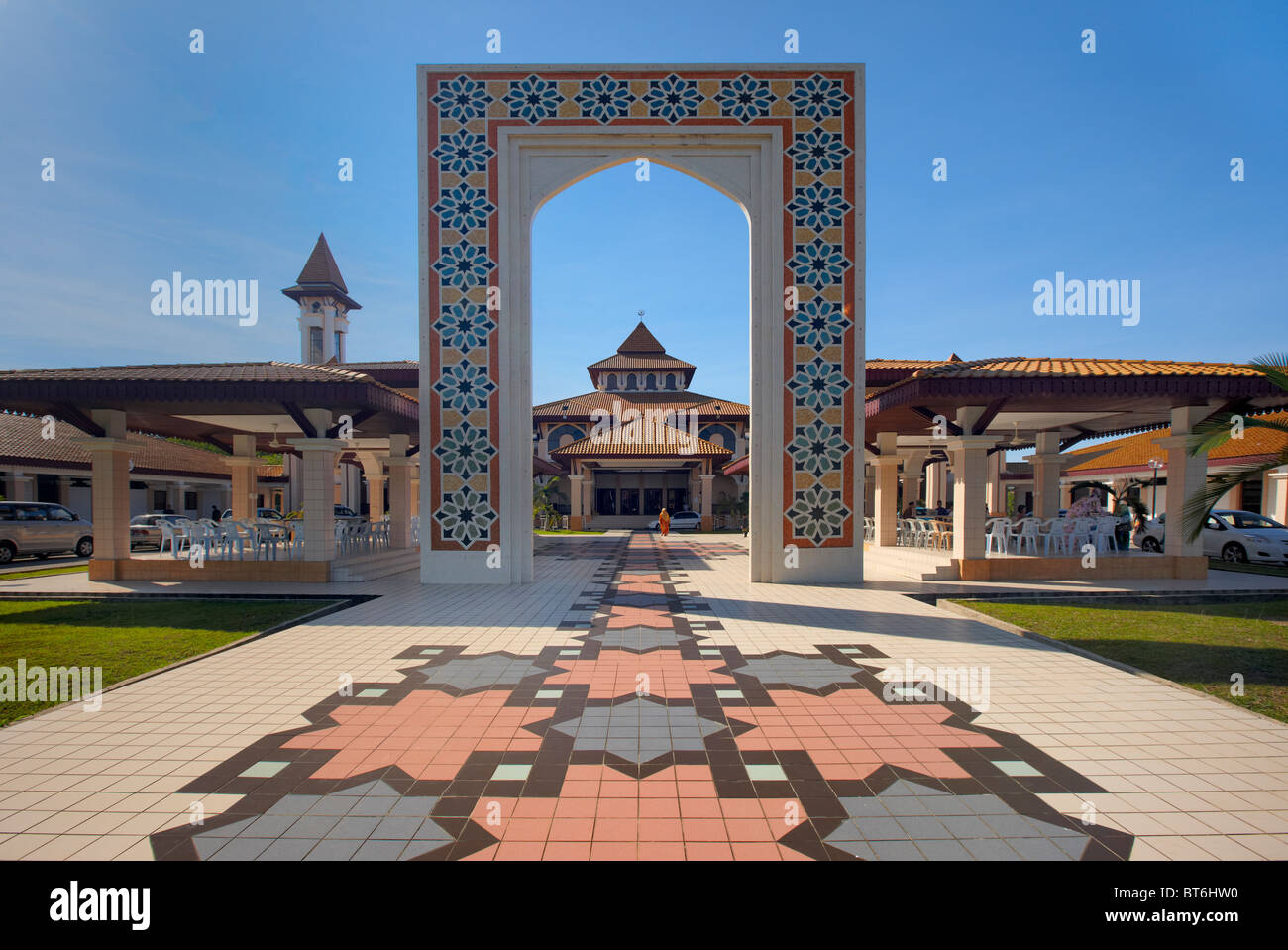 L'Universiti Brunéi Darussalam Mosque, Gadong, Brunei Banque D'Images