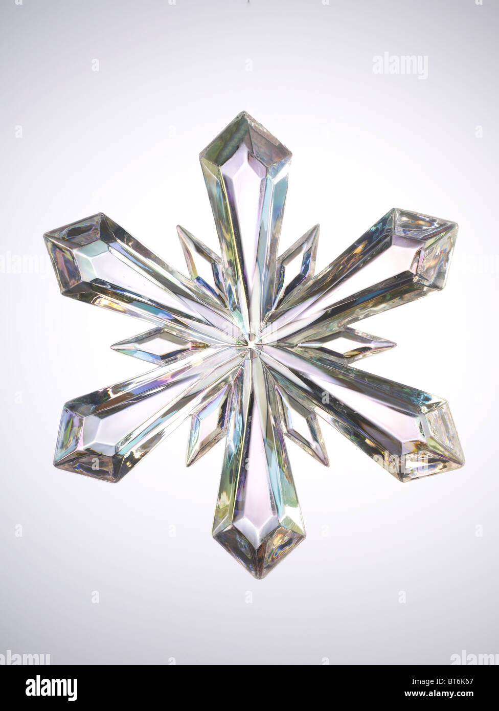 Décoration de Noël en verre Banque D'Images