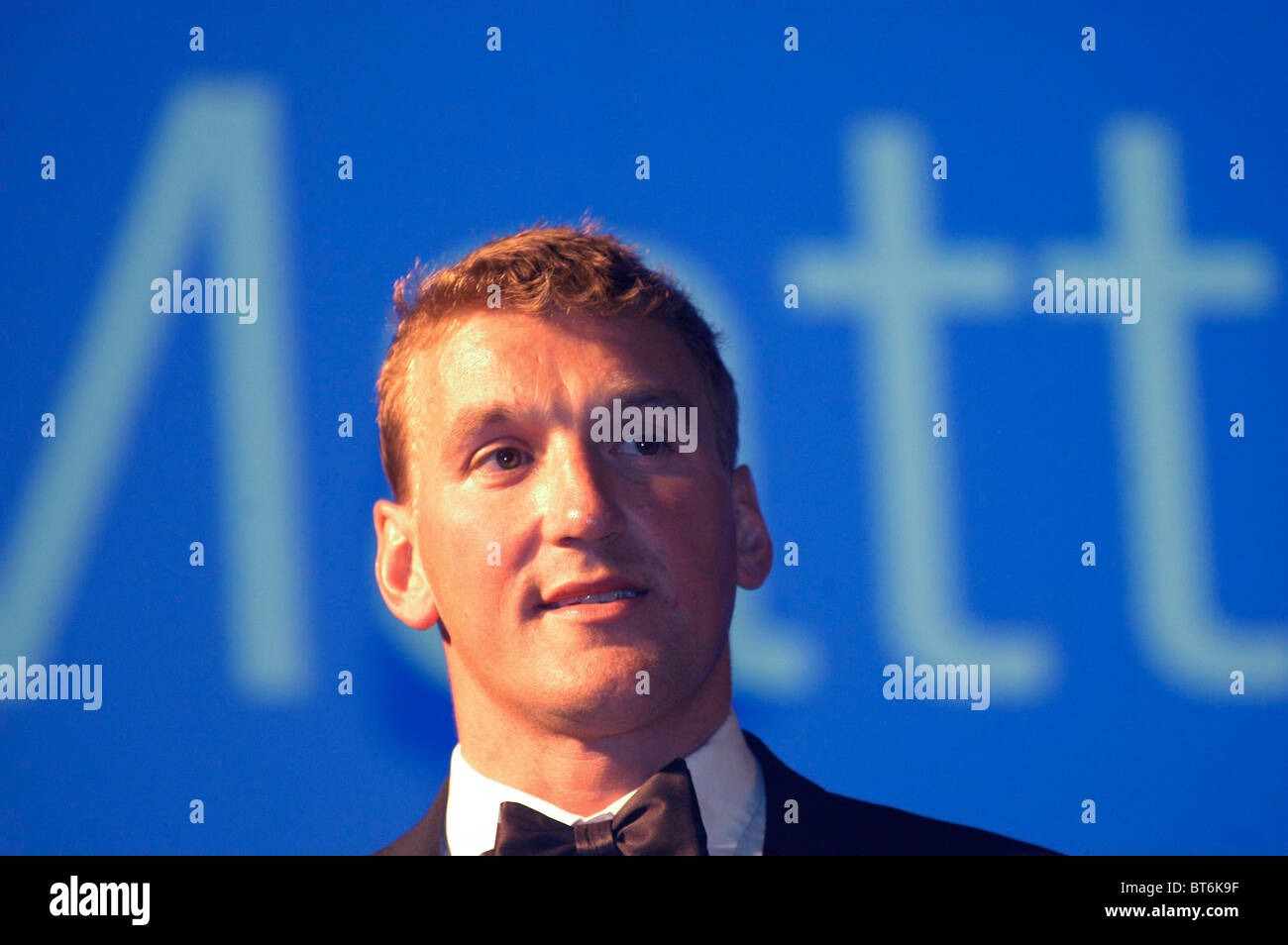 Médaillé d'or olympique en aviron Mathew Pinsent Banque D'Images