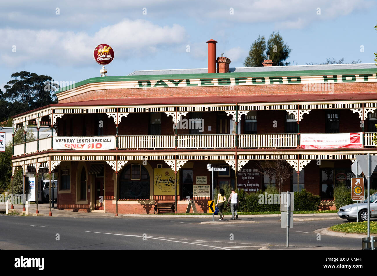 Pub à Daylesford, Victoria, Australie Banque D'Images