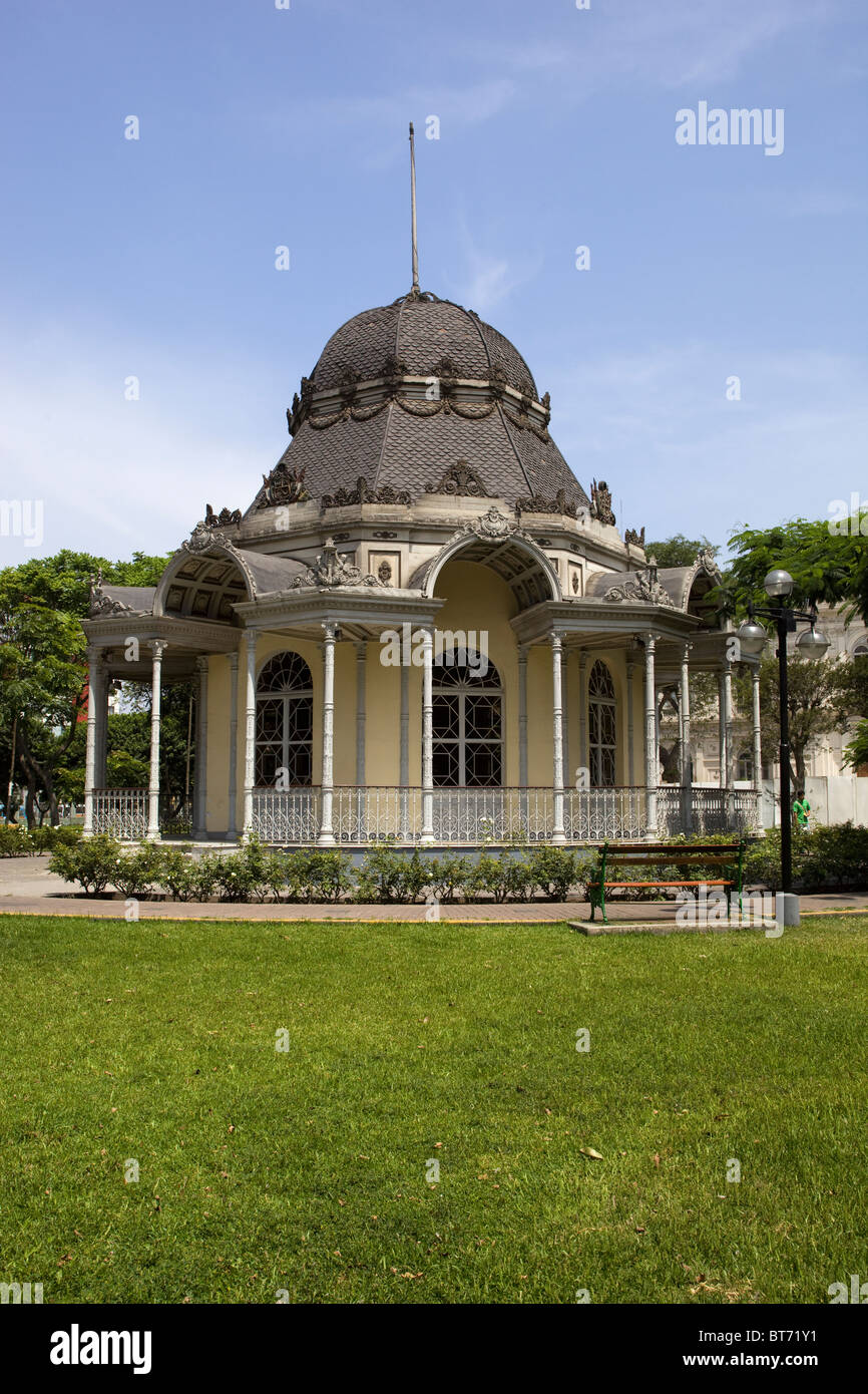 Pavillon byzantin Exposition Park Lima Pérou Banque D'Images
