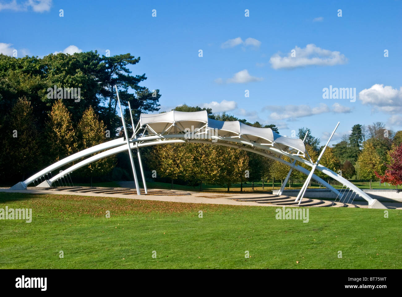 Dans la structure du parc Whatman, Maidstone, Kent Banque D'Images