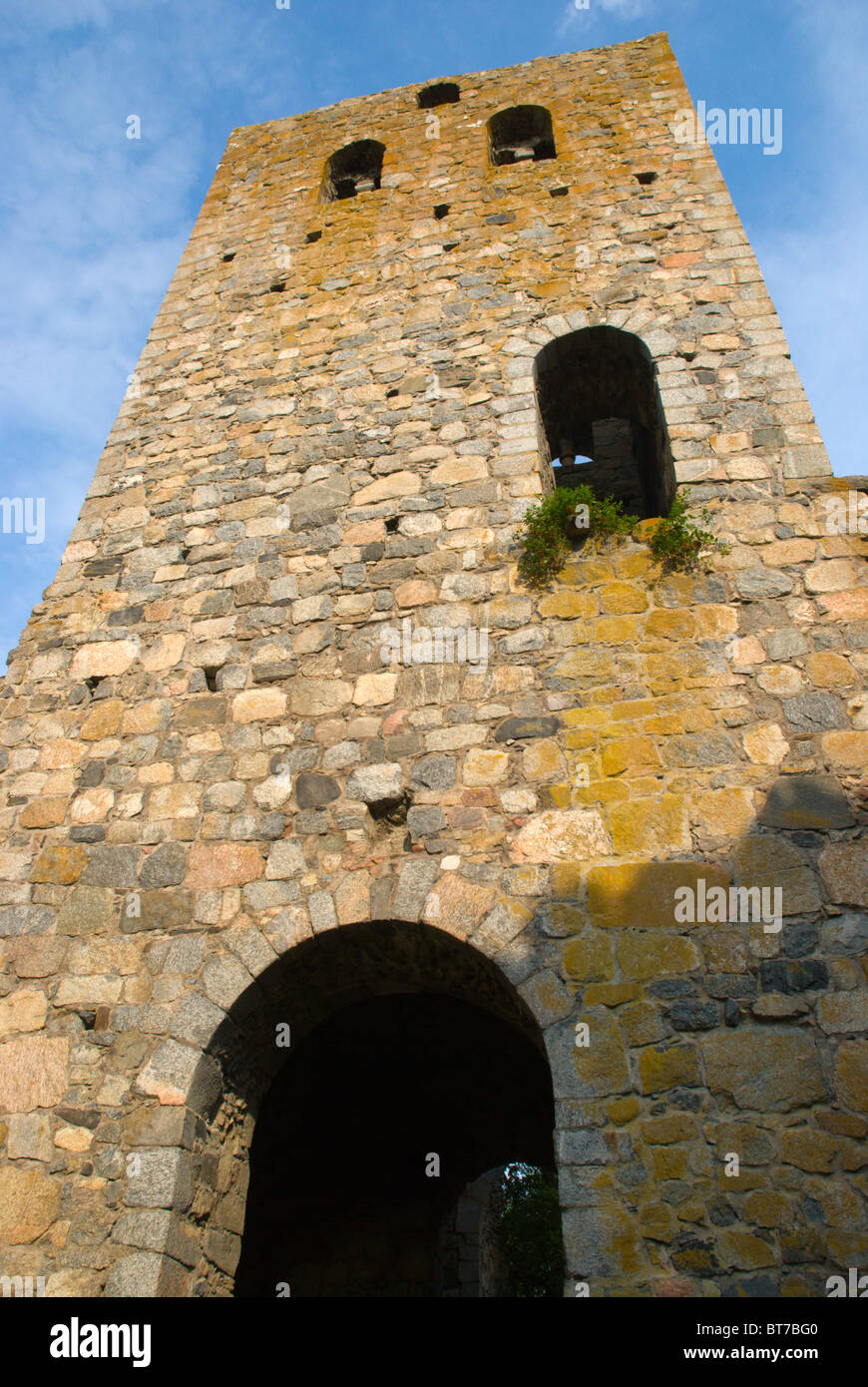 Mariekyrkan dans l'église la plus ancienne ville de Sigtuna en Suède dans une plus grande région de Stockholm Banque D'Images