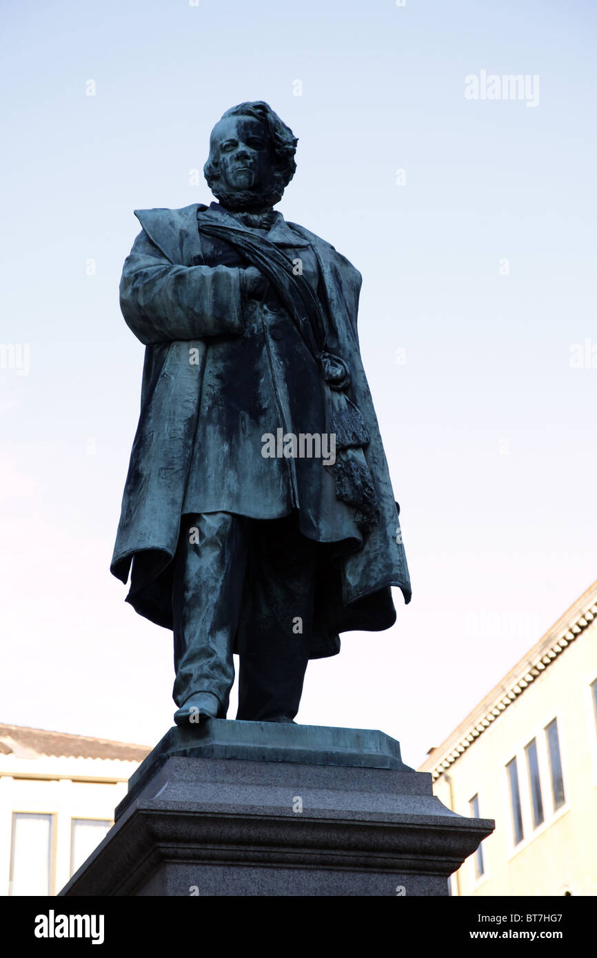 STATUE DE Daniele Manin Venise Italie Venise Italie Venise ITALIE 10 Septembre 2010 Banque D'Images