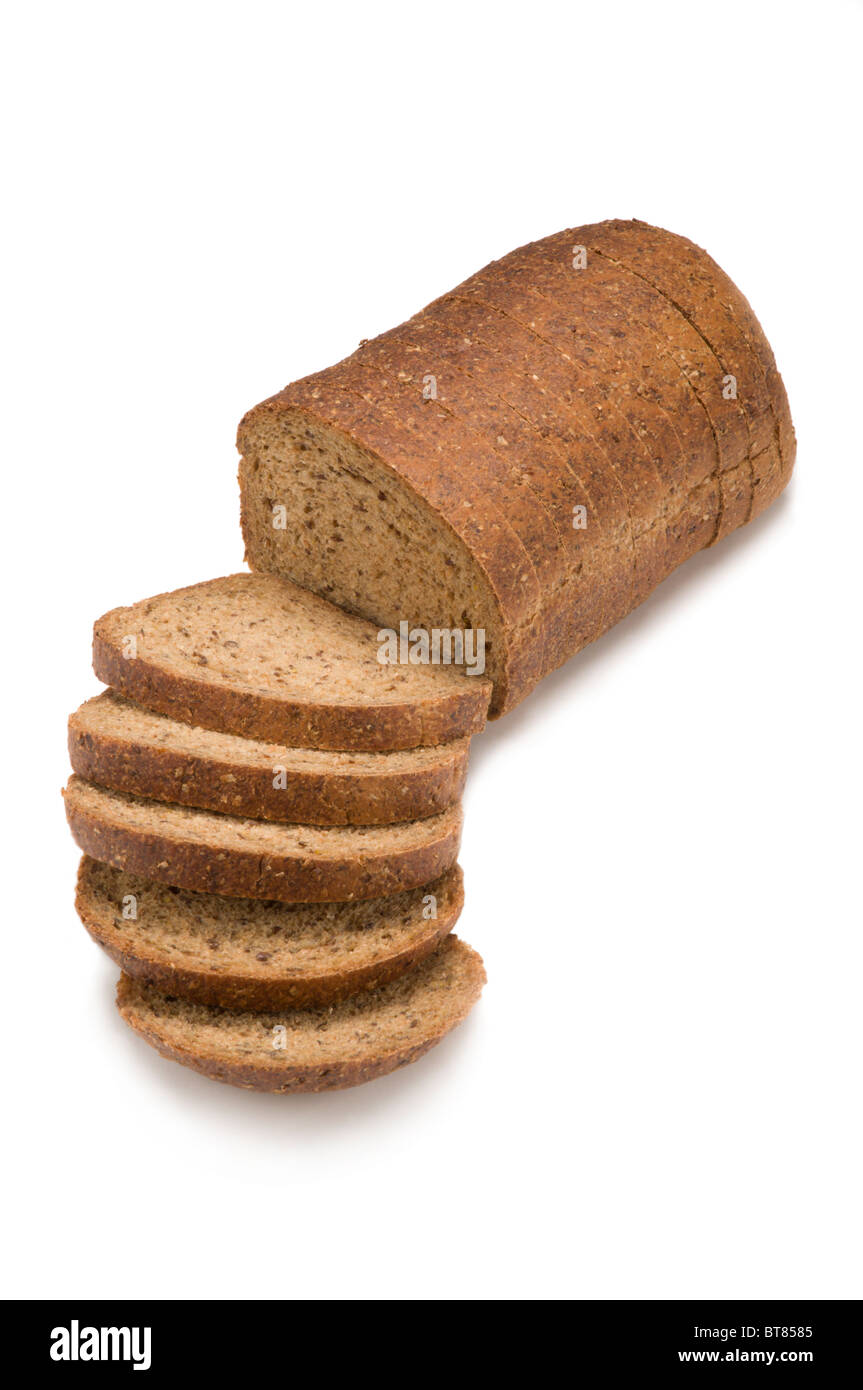 Miche de pain au lin Banque D'Images