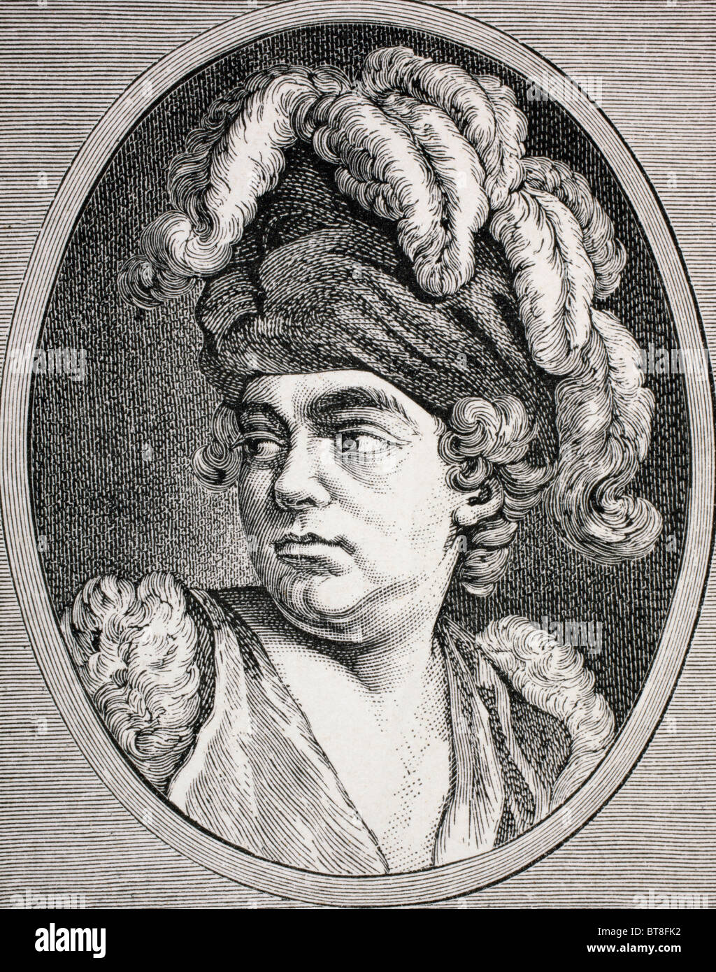 Lekain, nom de scène de Louis Henri Cain, 1728 -1778. L'acteur français. Banque D'Images