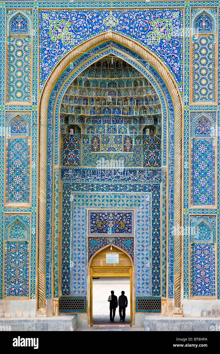 Mosquée Masjid Jame vendredi ou à Kerman, Iran Banque D'Images