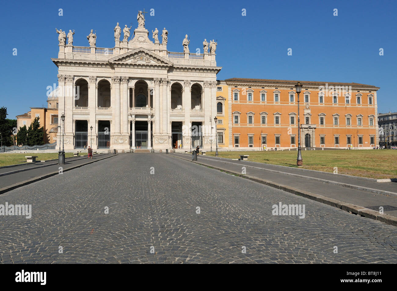 Rome. L'Italie. Basilica di San Giovanni in Laterano. Banque D'Images