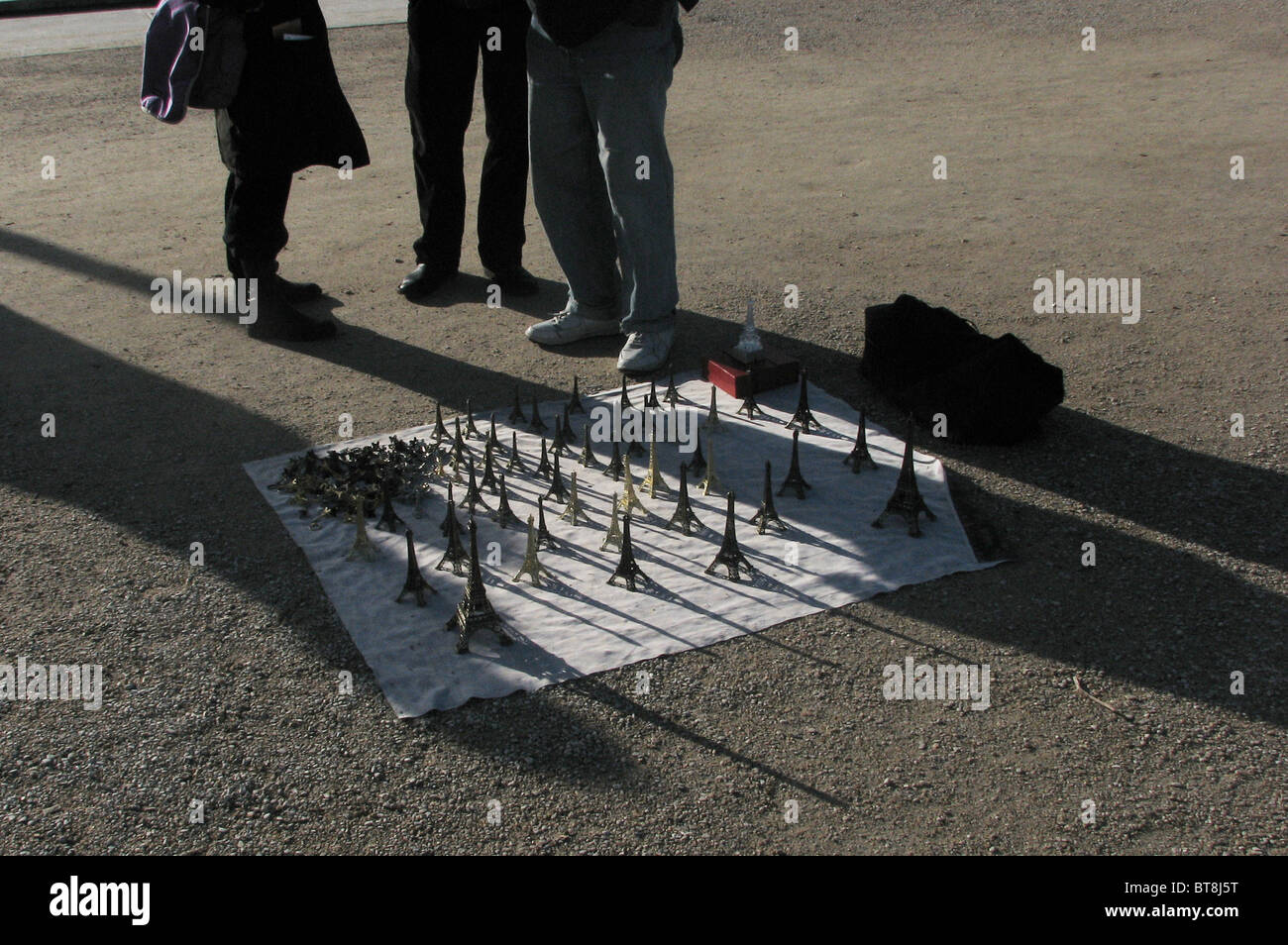 Scène de rue de Paris Banque D'Images
