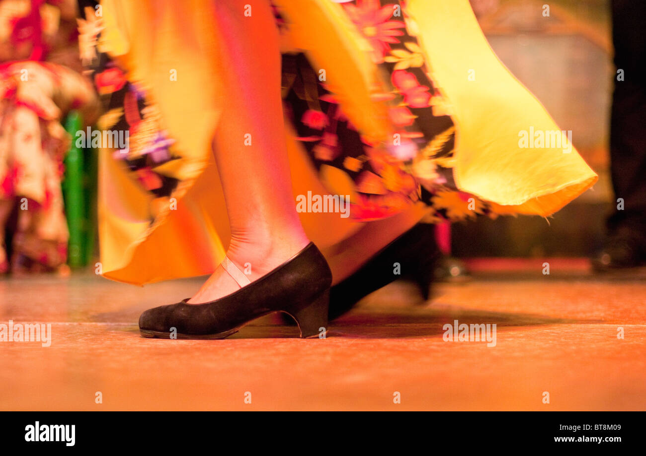 Flamenco abstracts, Espagne Banque D'Images