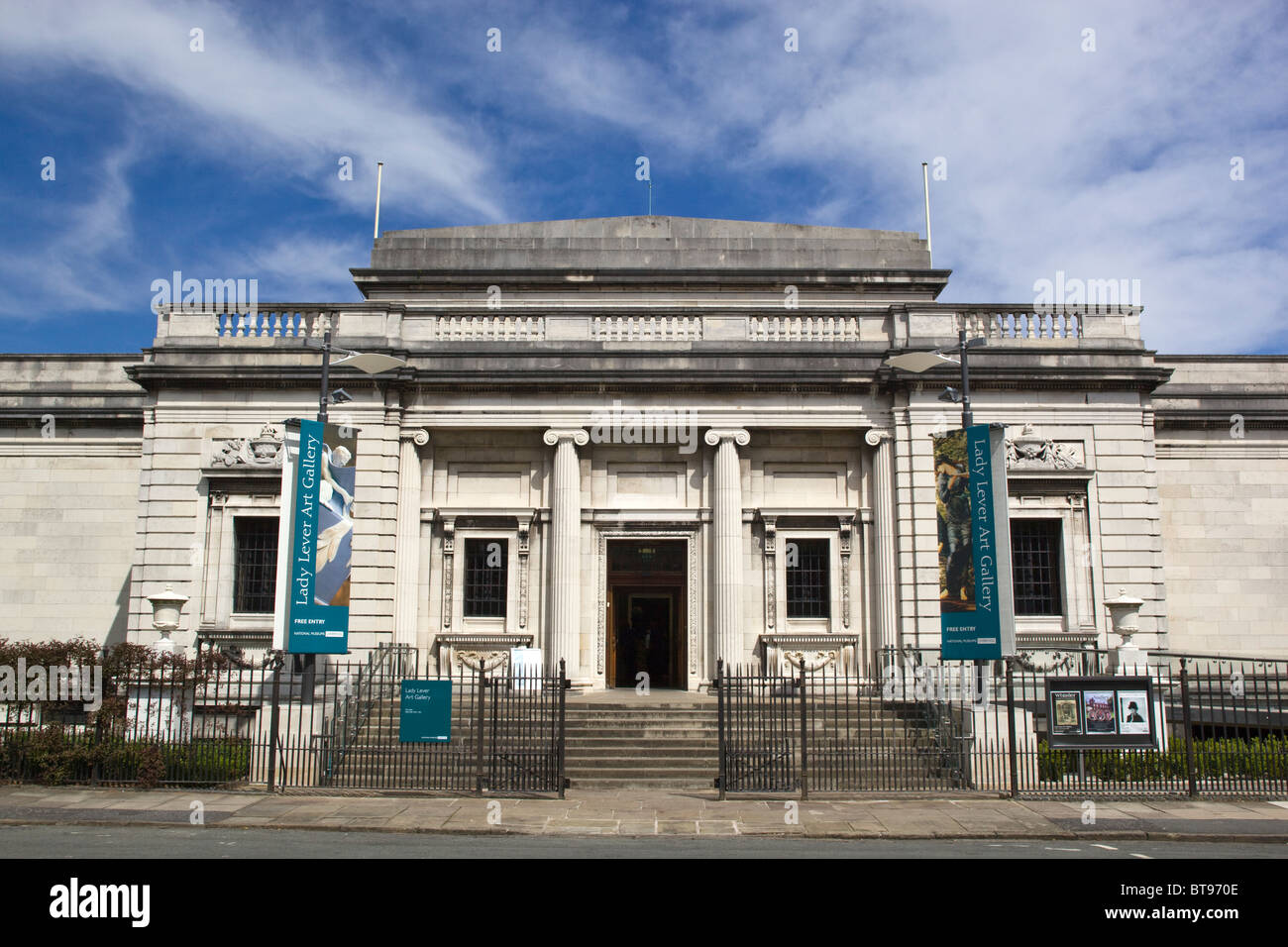 Levier de dame Art Gallery Port Sunlight Banque D'Images