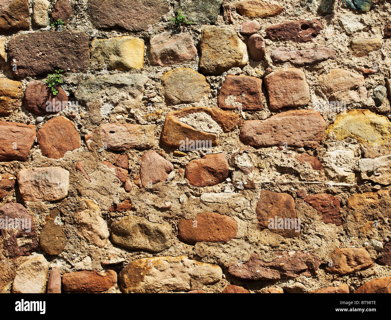 Détail d'un vieux mur Banque D'Images