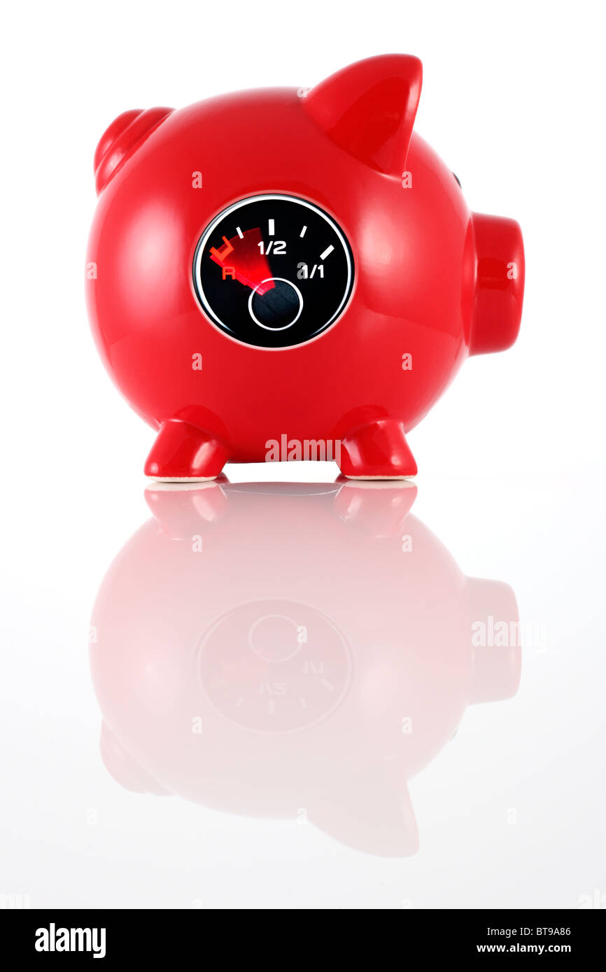 Compte en banque vide Banque D'Images