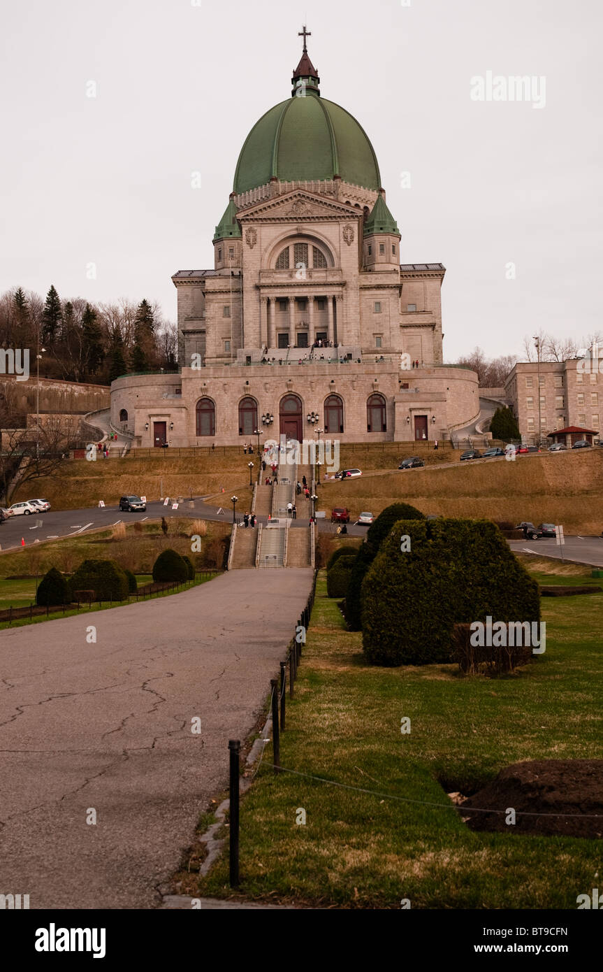 Vue de l'Oratoire St Joseph du Mont Royal, Montréal, Canada Banque D'Images