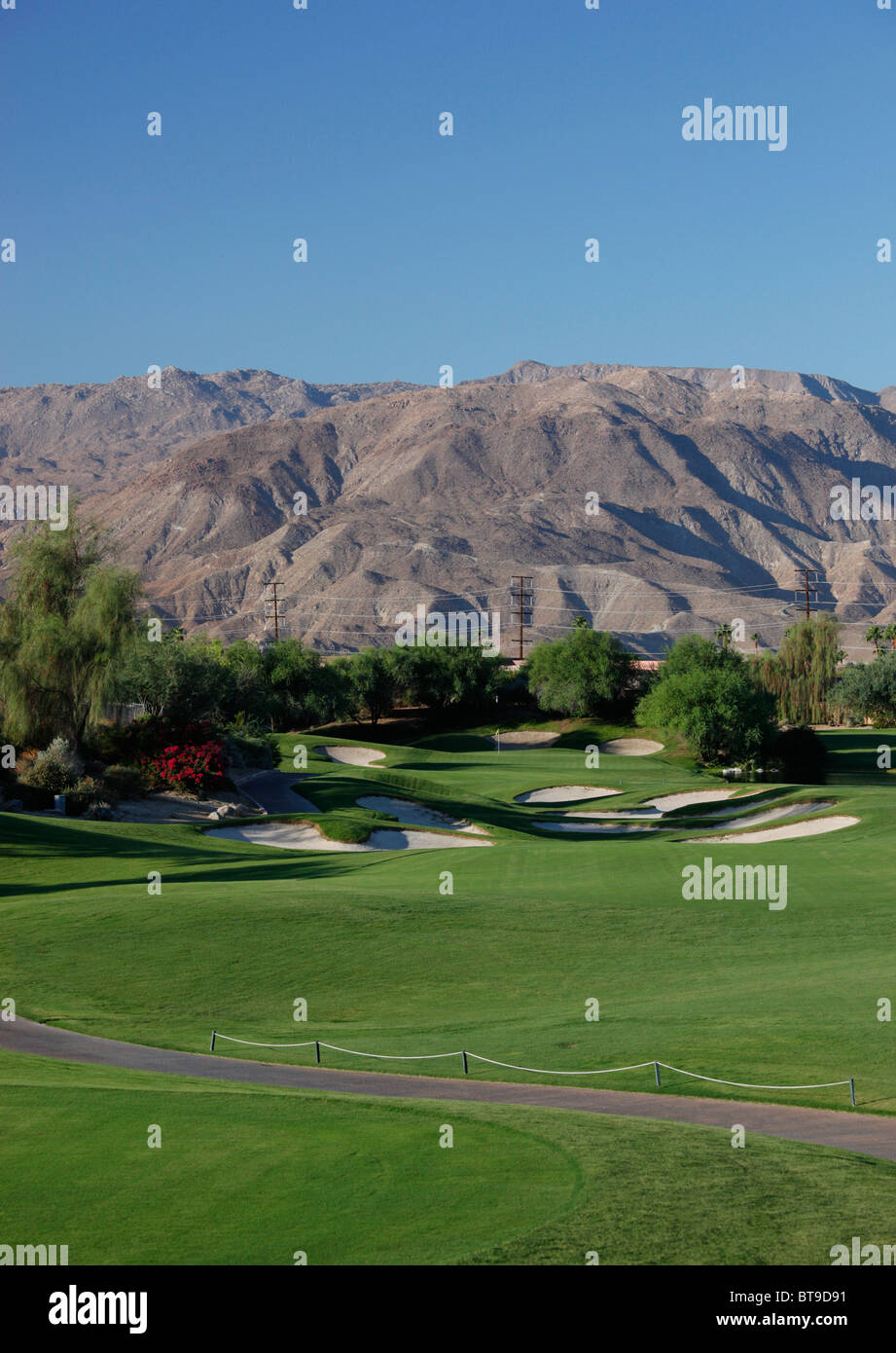 Desert Willow golf à Palm Desert, Californie, USA. Banque D'Images