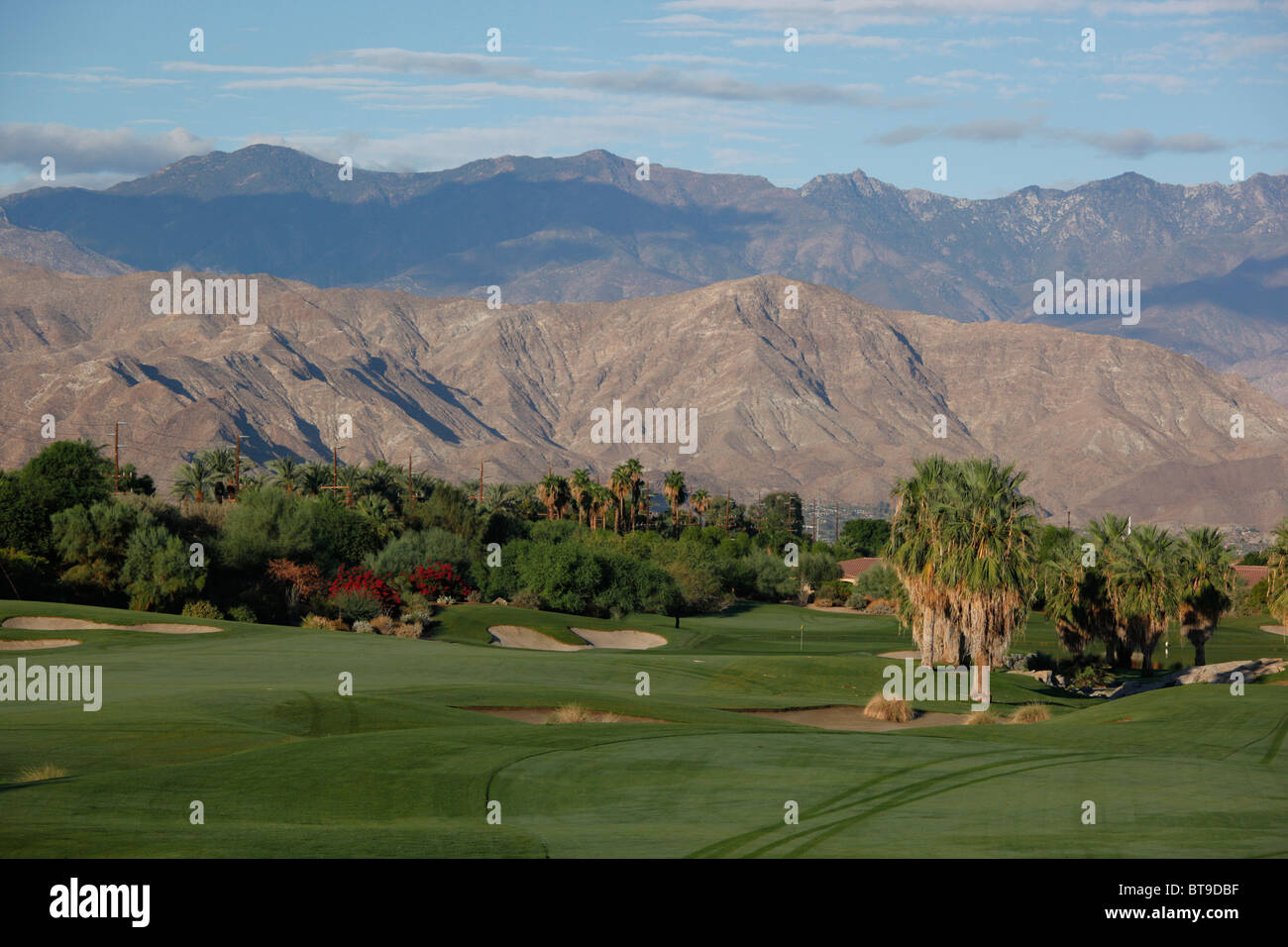 Desert Willow golf à Palm Desert, Californie, USA. Banque D'Images